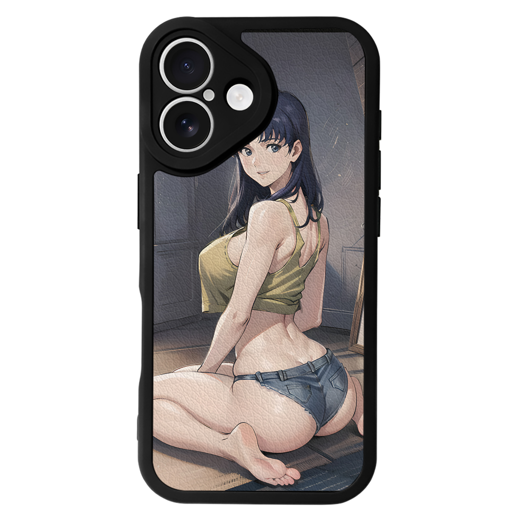 （画像用） EVA 新世紀エヴァンゲリオン 【iPhone 16シリーズ対応】シリコンスマホケース（レザー調） 材質：シリコン